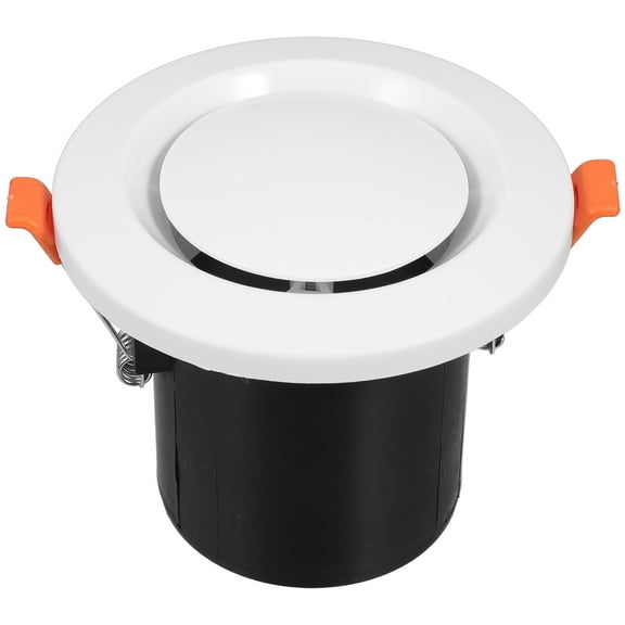 Raindrops Circular Exhaust Air Vent ABS Ceiling Round Air Vent with Spring Circular Air Vent Cover With Mesh Plastic Louvered Grille For Wall And Soffit Ventilation