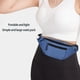 thumbnail image 4 of Riñonera para hombre y mujer | Bolso bandolera | Riñonera para deportes, fitness, viajes y trabajo | Correa ajustable | Tejido Oxford resistente al agua | Gran capacidad de almacenamiento, 4 of 6