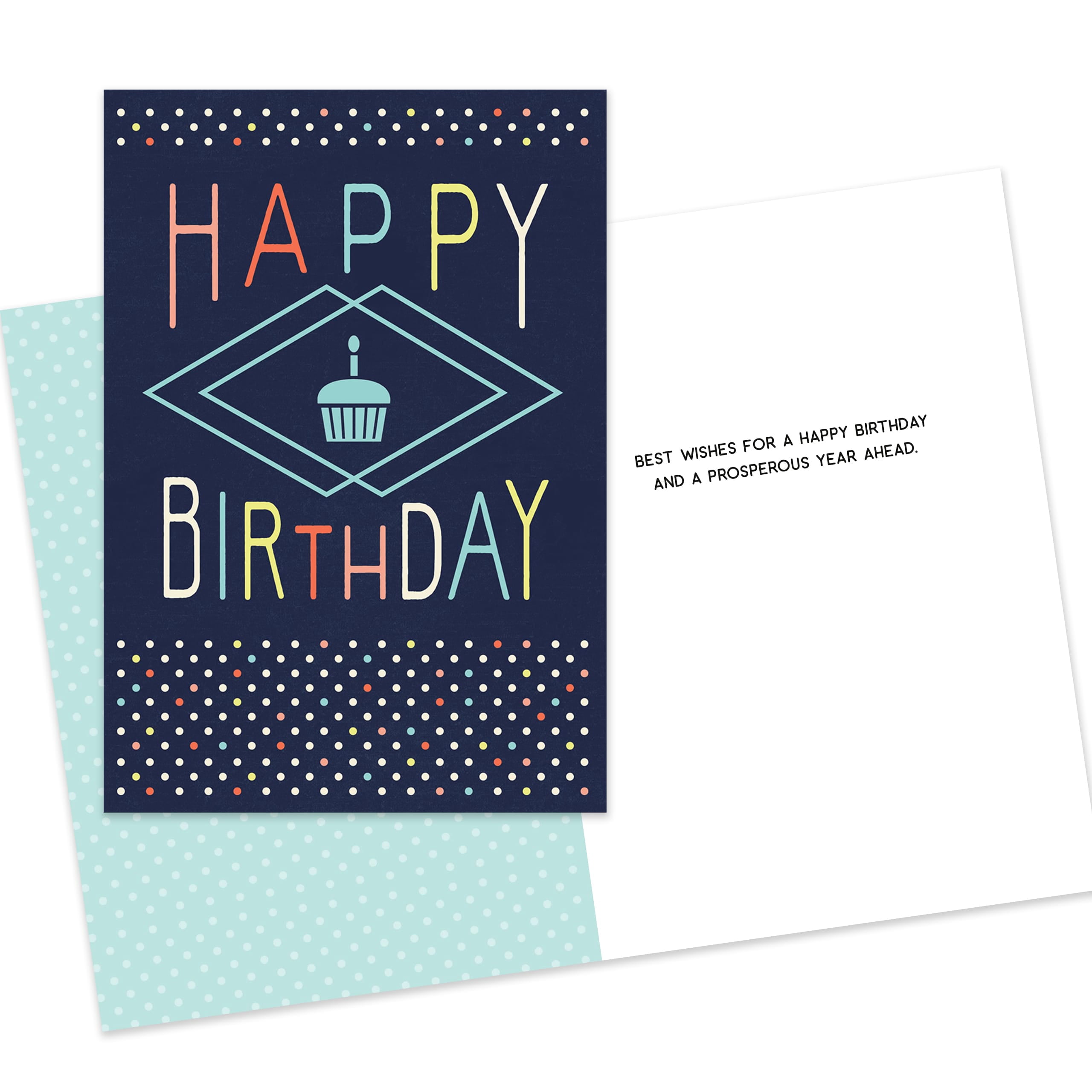 Hallmark Business Bulk Assorted Birthday Cards (Classic Balloons & Cupcake), 25 ct.