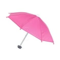 thumbnail image 2 of Rushawy 10.6" Umbrella for Camera with Hot Shoe Mount Accessory Versatile Waterproof Rose Red, 2 of 9