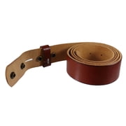 Gelante Genuine Full Grain Leather Belt Strap Without Belt Buckle. Tan-L