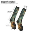 thumbnail image 2 of Knee High Socks for Men and Women, Halloween Witch and Black Cat Althletic Compression Socks, Support Long Tube Socks for Outdoor Sport, Calf Socks, High Stockings for Women Men, 2 of 7