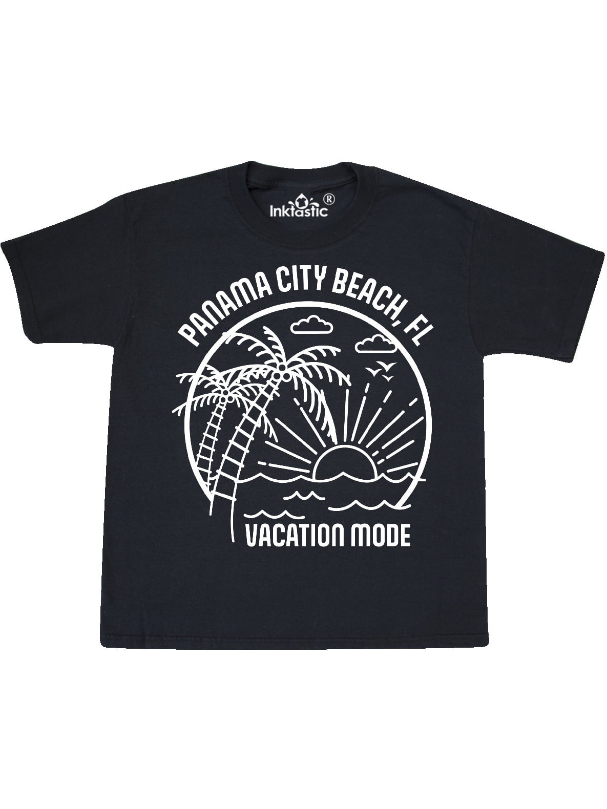 Inktastic Summer Vacation Mode Panama City Beach Florida Youth T-Shirt ...