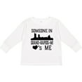 thumbnail image 3 of Inktastic Grand Rapids Michigan Someone Loves Me Boys or Girls Long Sleeve Toddler T-Shirt, 3 of 5