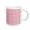 White, variant on 3drose, Geometric Pattern Background - Abstract Colorful Vector Design, 11oz Two-tone Red Mug