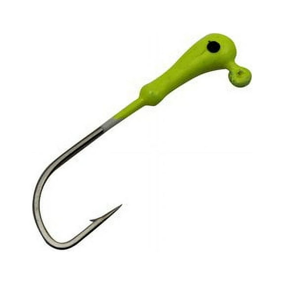Tsunami Beetle Jig Heads – Chartreuse, 1/8 oz.