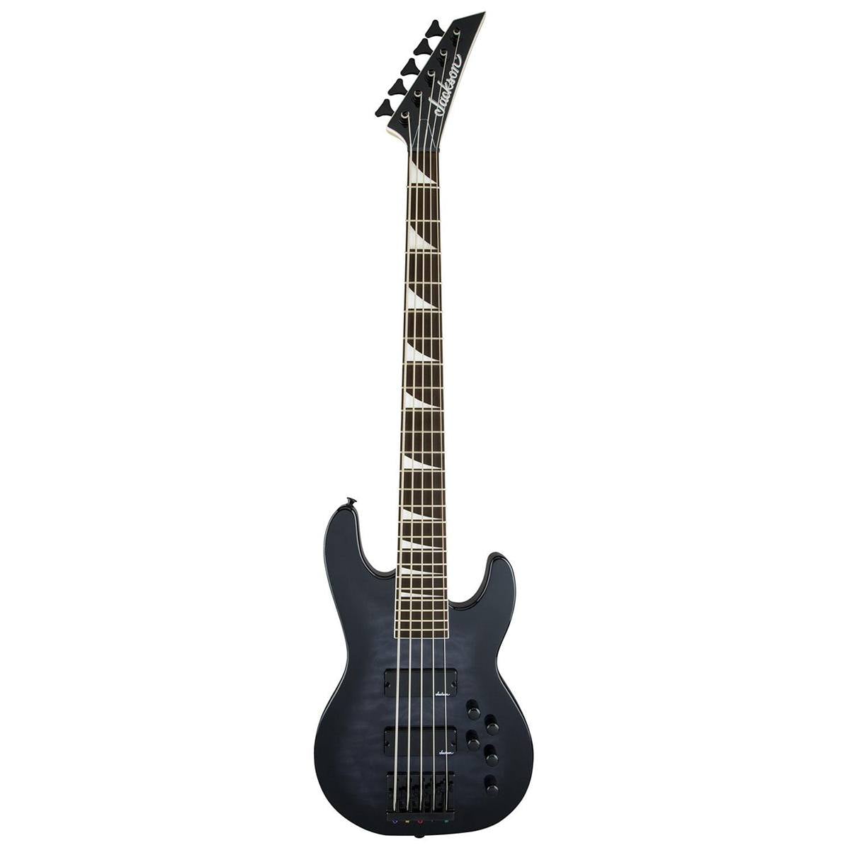 Jackson JS Series Concert Bass JS3VQ 5-String Bass Guitar (Trans Black Burst)