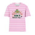 thumbnail image 3 of Camisetas Casuales de Mujer Nueva Moda Impresa Cuello Tripulado Manga Corta, Top Ligero para Diario Y Fiesta, 3 of 4