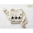 thumbnail image 2 of Tonight We Ride Sweatshirt, Oh Holy Night Christian Sweatshirt, Nativity Scene Sweatshirt - Sizes S-5XL ,Art Print JSC, 2 of 5
