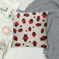 thumbnail image 2 of Fenyluxe  Ladybug Pillow Cover,Decorative Throw Pillow Ladybird Seamless Pattern Pillow cases Outdoor Indoor Square Cushion Covers for Home Sofa couch 20x20in, 2 of 5
