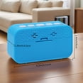 thumbnail image 6 of Unique Bargains Electric Alarm Clock with Temperature Display Blue 4.3"L x 1.8"W x 2.4"H, 6 of 6