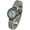 silver, variant on Blekon Collections Japanese Quartz Elegant Women's Rhinestone Bezel Pearl Beads Cuff Watch