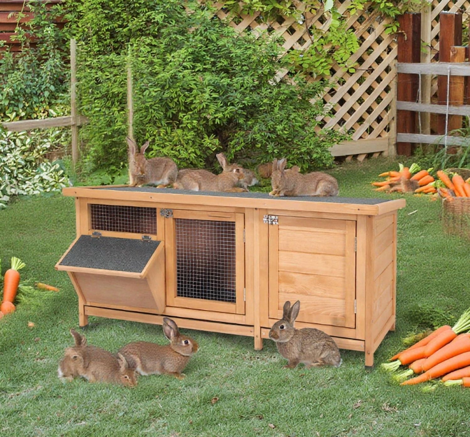Rabbit Hutch Large Bunny Rabbits Cage