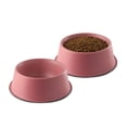 thumbnail image 1 of Cuencos de acero inoxidable para perros Flourish, extra gruesos, 3 litros, rosa, paquete de 2, 1 of 6