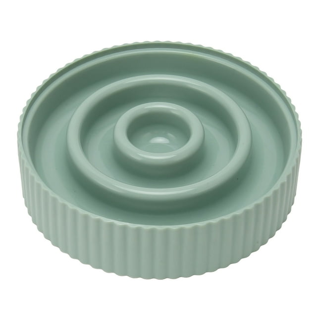 Slow Feeder Pet Bowl, Dog Puzzle Bowl Prevent Choking Easy Cleaning For Small Medium Dogs For Cats Green,White,Beige