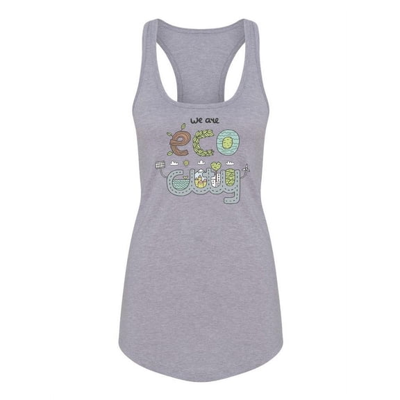 Eco City Racerback Tank Women -Image by Shutterstock, Female x-Large