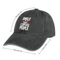 thumbnail image 2 of Smile, It Confuses People Hat Adjustable Funny Fashion Unisex Baseball Cap For Men Women, 2 of 7