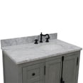 thumbnail image 6 of Plantation Solid Wood Vanity with Right Oval Sink in White/Gray Ash, 6 of 11