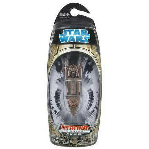 Star Wars Titanium Series 2008 Jabba's Desert Skiff Diecast Vehicle