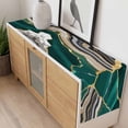 thumbnail image 4 of Green Marble Table Runner - 36 Inch Long, Kitchen Dining Table Runner Dresser Scarves, Grey Gold Texture Vintage Farmhouse Art Farmhouse Decor for Coffee Tables Wedding Party Banquet, 4 of 8