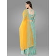 thumbnail image 5 of Janasya Women's Sky Blue Georgette Digital Floral Printed Lehenga Choli With Dupatta, 5 of 8