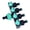 Blue, variant on Efficient Flows Regulator Splitter 4 Outputs With Individual Control Valves for Home and Gardening Use