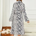 thumbnail image 5 of PEASKJP Pyjama pour Femme Kimono Peignoir, Noir, 5 of 5