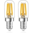 thumbnail image 2 of 2PCS E17 Led Bulb 2W 120V (25W Equivalent), Microwave Oven Light Bulbs, Non-Dimmable Warm White, for Microwave Oven, Range Hood, Refrigerator, Appliance Bulb, 2 of 8