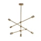 thumbnail image 5 of Lámpara De Araña Para Comedor, Diseño único De Hierro De Primera , Lámparas Colgantes De Estilo Geométrico, 6 Luces Para Hotel, Hogar, Oficina, 5 of 7