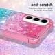thumbnail image 3 of Funda para Samsung Galaxy A55 5G Transparente con Brillos Carcasa Protectora Antigolpes con Glitter Brillante, 3 of 5