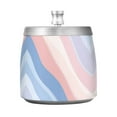 thumbnail image 7 of Yayeee Ashtray with Lid for Cigarette Smokeless Stainless Steel Home Ash Holder, Abstract Blue, 7 of 7