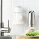 thumbnail image 5 of Botella dispensadora para baño y cocina recargable para champú, acondicionador, jabón de manos, loción, aceite y jabón de ducha, estante de pared, 5 of 8