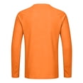 thumbnail image 6 of Mens UV Sun Protection Shirts Outdoor Long Sleeve Rash Guard for Fishing Hiking Swimming Running Saffron L, 6 of 8