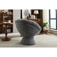 thumbnail image 5 of Oversized Swivel Accent Chair, 360° Rotating Barrel Chair for Living Room Bedroom, 5 of 12