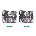 thumbnail image 7 of FORMRS 13-13.3 inch Laptop Sleeve Case Soft Carrying Quilted Computer Bag Cover, White Skeleton, 7 of 7