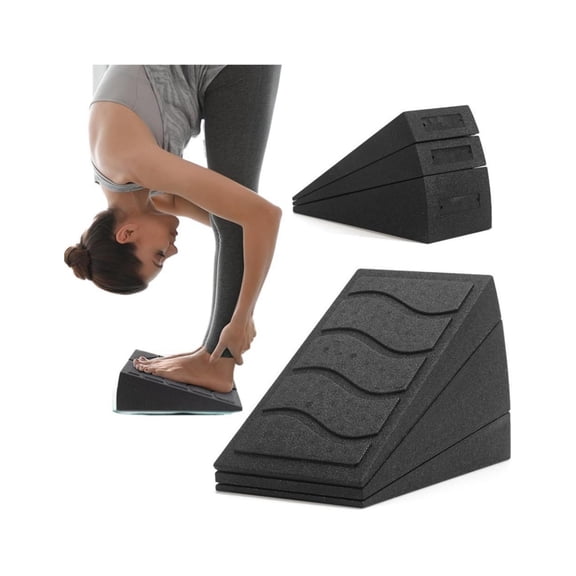Slant Board for Calf Stretching, 5 Adjustable Angles Incline Board for Squat Wedge, 480 lbs Weight Capacity Calf Stretch Yoga Foam Wedge for Exercise, Squat, Ankle Mobility & Physical Therapy
