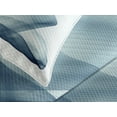 thumbnail image 4 of Ambesonne Nature Quilted Bedspread Set 3 Pcs, Modern Flowers Plants, King Size, Teal White, 4 of 5