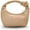 Beige, variant on Woven Handbags for Women, Hobo Bags for Women, Fashion Knotted Small Top Handle Purse Clutch, Soft Vegan Leather