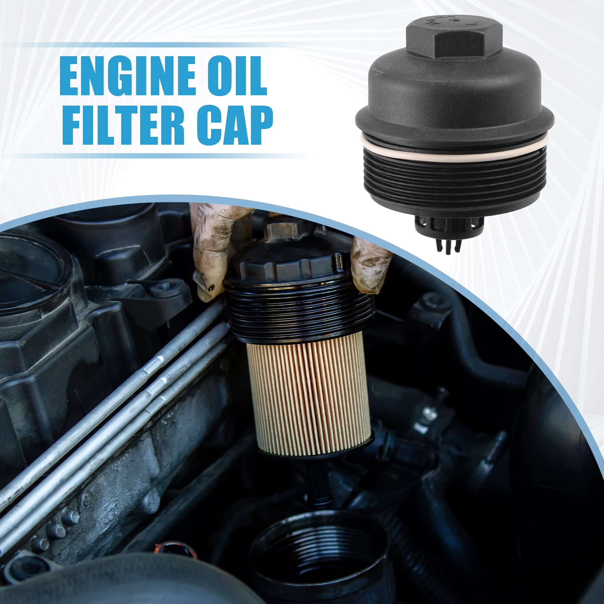 Engine Oil Filter Housing Cover Cap 11427625483 for BMW 316i F31 