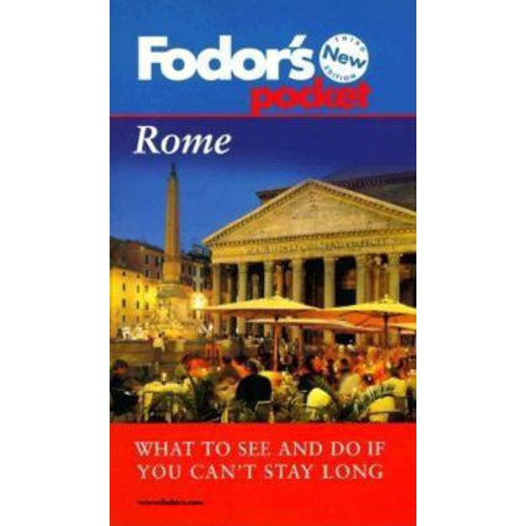 Pre-Owned Fodor's Pocket Rome, 3rd Edition: What to See and Do If You Can't Stay Long (Paperback) 0679000550 9780679000556