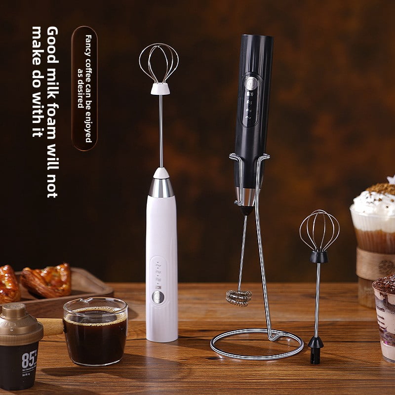 Electric whisk, coffee and milk blender, three-speed adjustment, usb charging