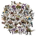 thumbnail image 4 of 35pcs Realistic Dinosaur Stickers Kids Stickers  Graffiti Decals for Phone Laptop Suitcase, 4 of 9
