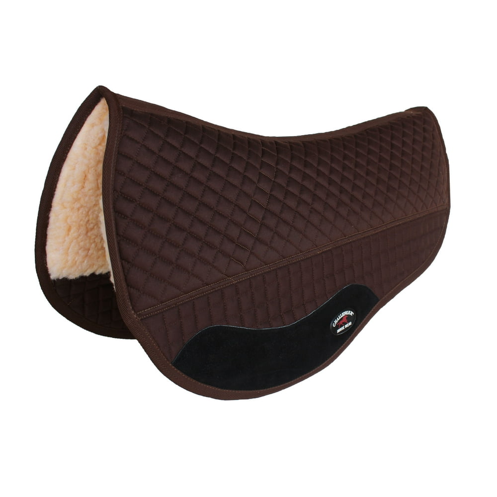Challenger 28" x 30" Western Quilted Fleece Padded Barrel Saddle Pad
