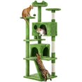 thumbnail image 1 of Cat Tree Yaheetech 157 cm con rascadores dobles para condominios, color verde, 1 of 9