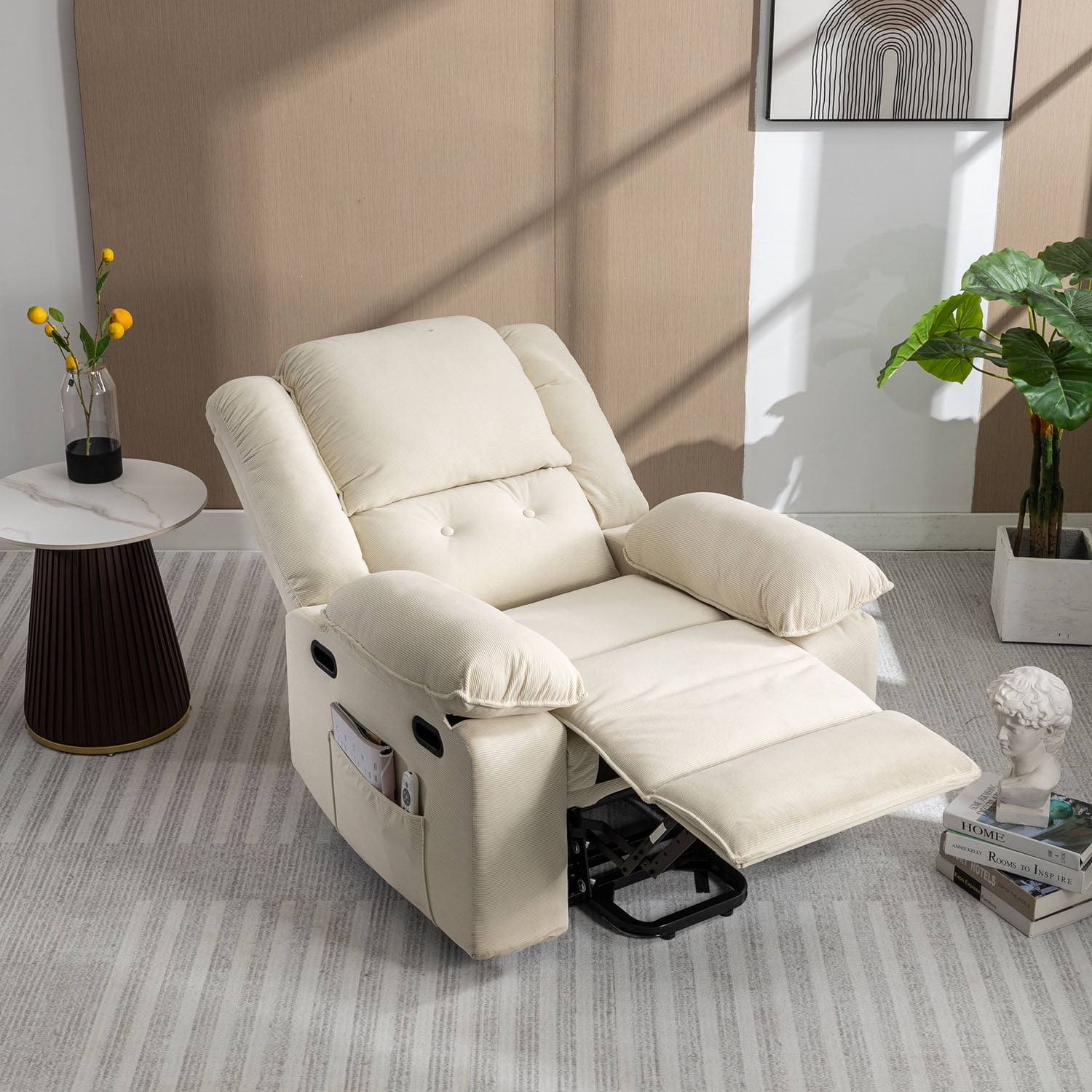 Kepooman Electric Power Lift Chairs Recliner, Power Lift Chair for Elderly with Adjustable Massage and Heating Function for Living Room, Beige Kepooman Electric Power Lift Chairs Recliner, Power Lift Chair for Elderly with Adjustable Massage and Heating Function for Living Room, Beige