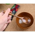 thumbnail image 3 of Cooking Utensils, Cooking Utensils, 6.7 Inch Large Wooden Spoon for Cooking Mixing Spoon Serving Spoons Big Non Stick Wood Spoon Spatula Long Handle Spoon Stirring Cooking Spoon(Brown1,6.7x1.6"), 3 of 9
