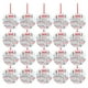 thumbnail image 1 of Ganfancp Adornos de Navidad Cute Santa Clause Wearing Mask Tree Decoration Ofertas Del Día 20 Abalorios Navideños, 1 of 7