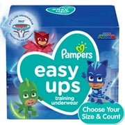 Pampers Easy Ups Training Underwear Boys, Size 6 4T-5T, 104 Count