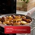 thumbnail image 4 of T-Fal Refresh Ceramic Nonstick Cookware Set, Oven Safe Up to 350ºF, 12-Piece, Includes Stockpot, Griddle, Frying Pans, Utensils, Ceramic Pots and Pans Set, Mint Green, 4 of 5