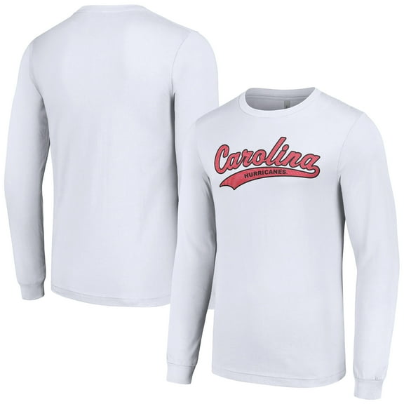 Men's Starter White Carolina Hurricanes Tailsweep T-Shirt